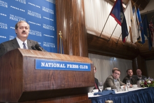 Don L. Blankenship, chairman and chief executive officer of Massey Energy Company, speaks at a July 22, 2010 National Press Club luncheon.  Mr. Blankenship discussed the need to increase...