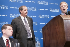 Don L. Blankenship, chairman and chief executive officer of Massey Energy Company, speaks at a July 22, 2010 National Press Club luncheon.  Mr. Blankenship discussed the need to increase...
