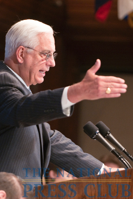 Dr. Edward Miller, Dean and CEO of Johns Hopkins Medicine discusses the new health care law at a June 21, 2010 National Press Club Luncheon. Dr. Miller described that despite...