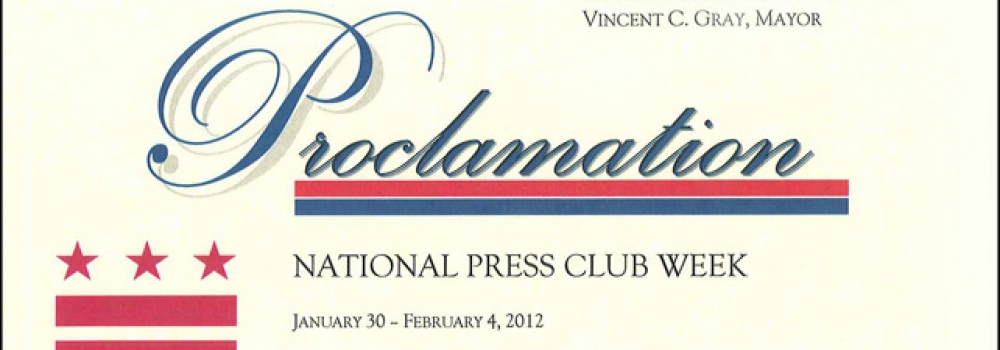 National Press Club Week