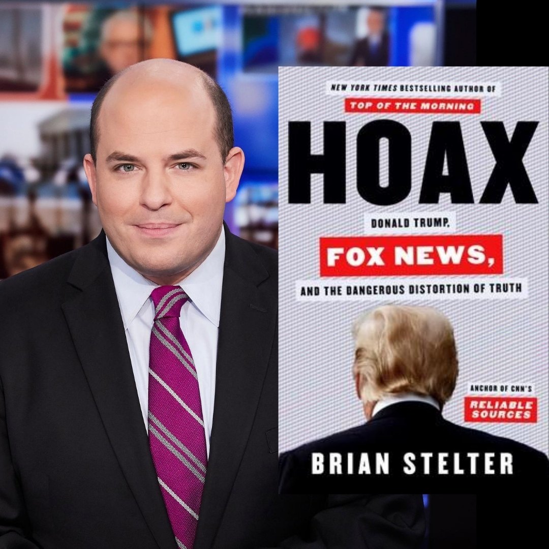 CNN media critic Brian Stelter will discuss his best-selling, new book "Hoax: Donald Trump, Fox News, and the Dangerous Distortion of Truth" at a National Press Club Virtual Book Rap on Tuesday, Sept. 8 at 2 p.m.
