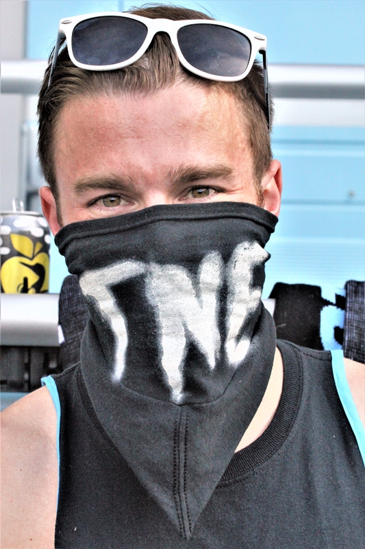 Major League Soccer fan in Minnesota. One of the entries in this year's members photo exhibit. Photo: Lou Michaels