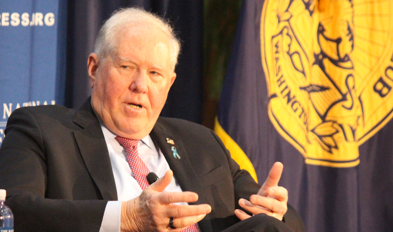Secretary of the Air Force Frank Kendall stressed the need for freedom of movement in space.  Photo by D.J. Caulfield