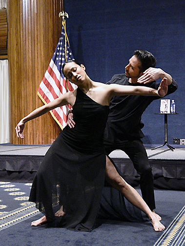 The ballroom turned into a dance stage during the Feb. 23 event.