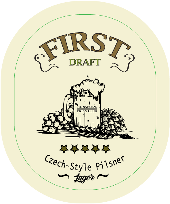 First Draft pilsner by Denizens