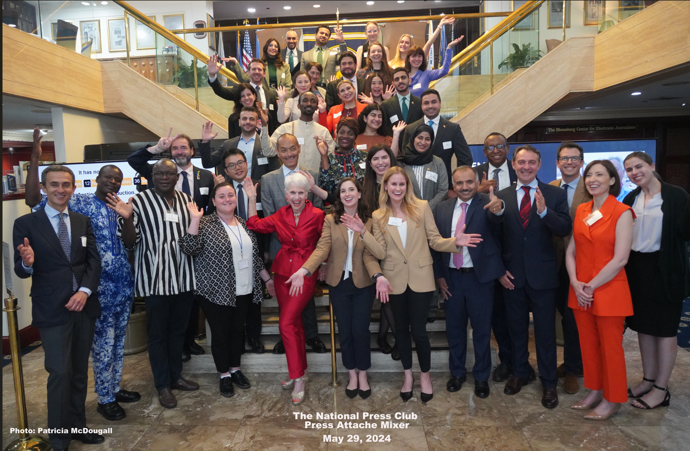 The semi-annual press attache mixers are among the International Correspondents Committee's most popular events. Photo: Ahmed Gamaleldin.