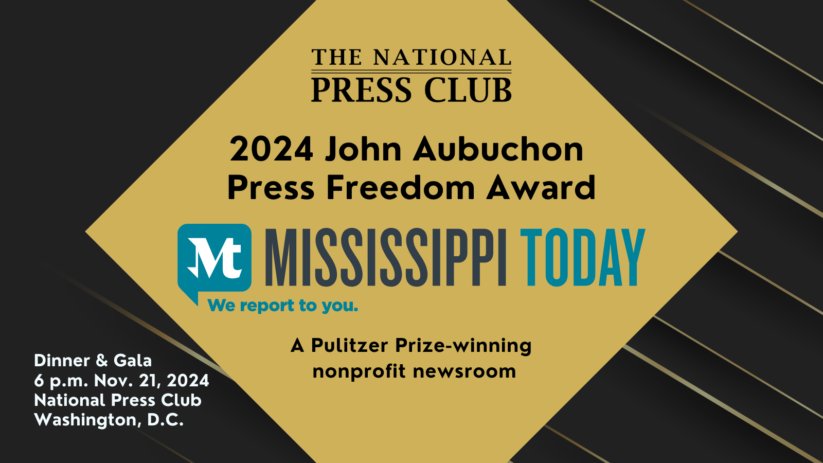 2024 Aubuchon Award honors Mississippi Today