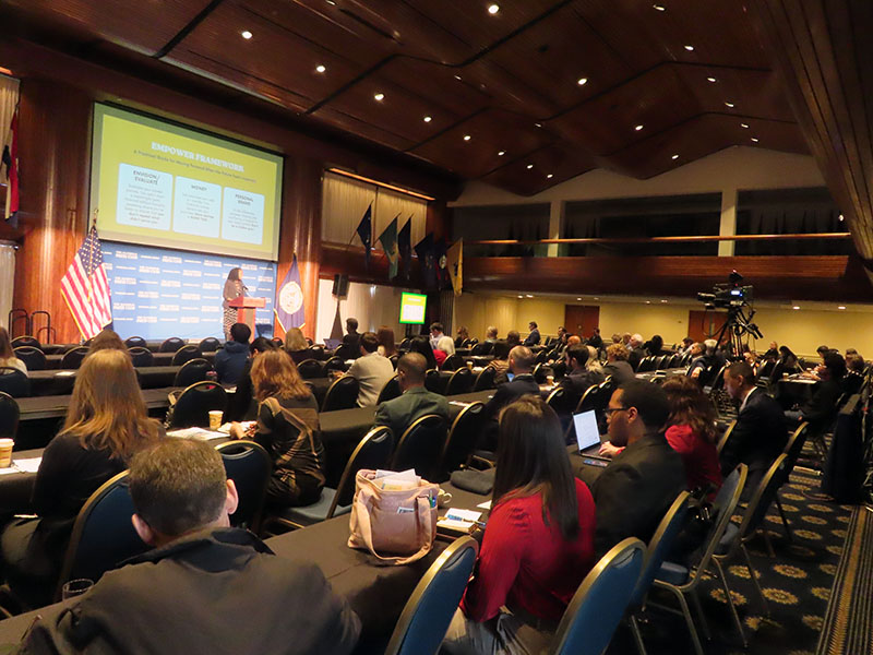 Nearly 200 journalists and media professionals registered for the third annual Career Day. Photo by Joseph Luchok