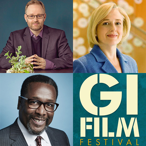 Wendell Pierce, Paula Kerger, Brandon Millett - GI Film Festival
