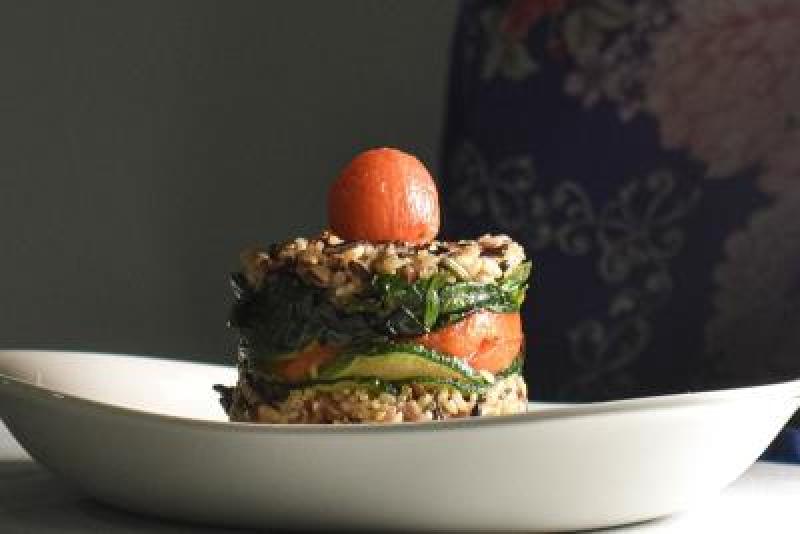 A sample dish created for the Club's food photography event.