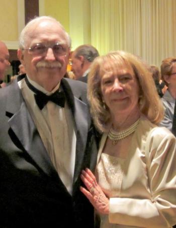 Jack Williams and Darlene Shields at a Fourth Estate dinner at the Club