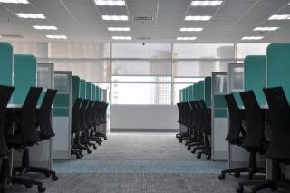 empty office chairs