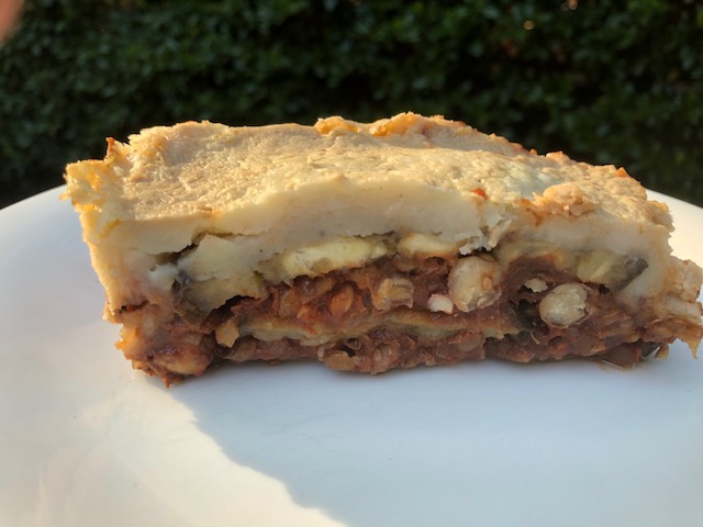 Lentil Eggplant Moussaka