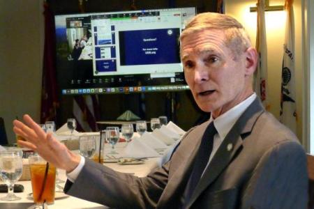 US Navy Capt. Bill Hamblet, retired
