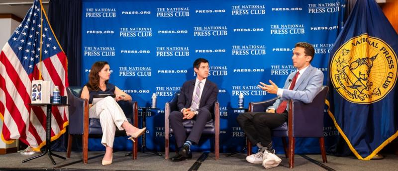 '2024' panel Emily Wilkins, Tyler Pager, Isaac Arnsdorf