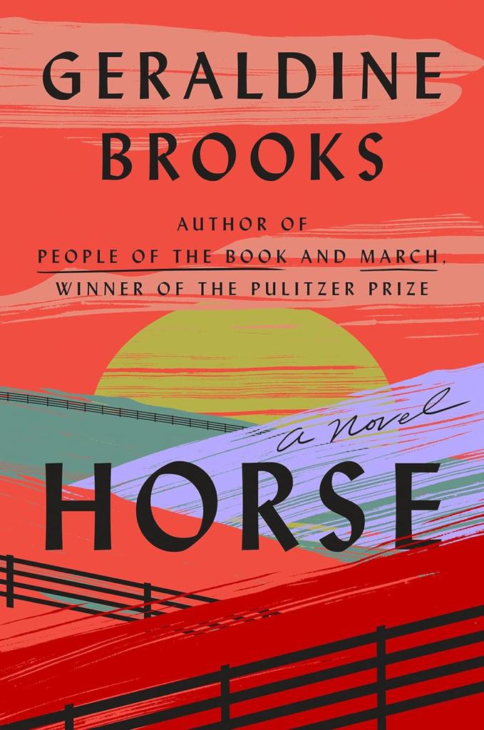 Book cover with image of a horse