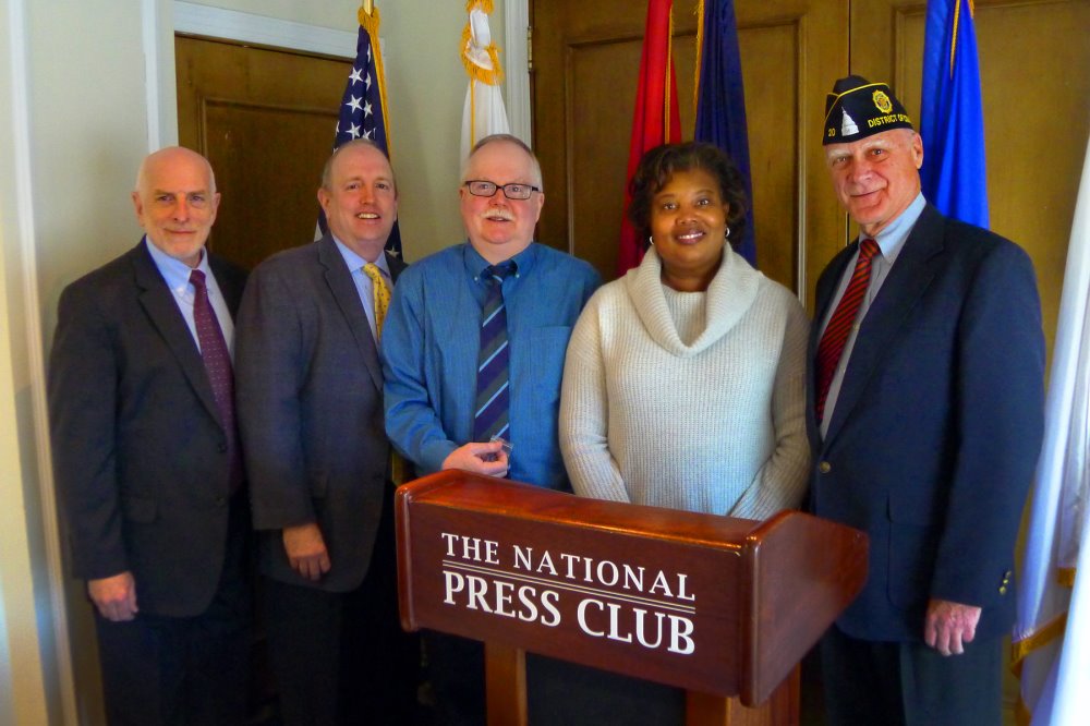 Four candidates for Club offices spoke Dec. 3 to members of the American Legion Post 20