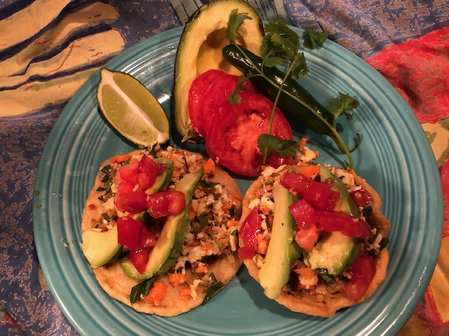 Ceviche tostadas