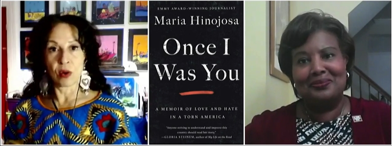 Maria Hinojosa talks about her book with Lisa Matthews