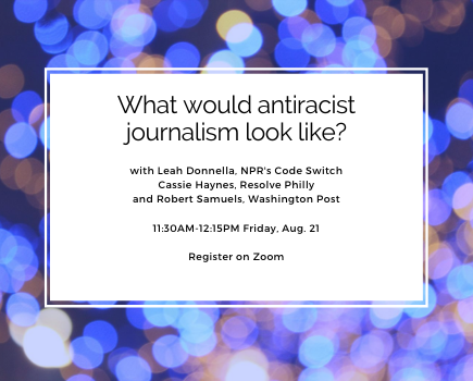 What would antiracist journalism look like? advertisement