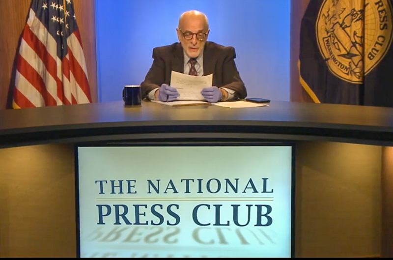 Freedman at "anchor desk"