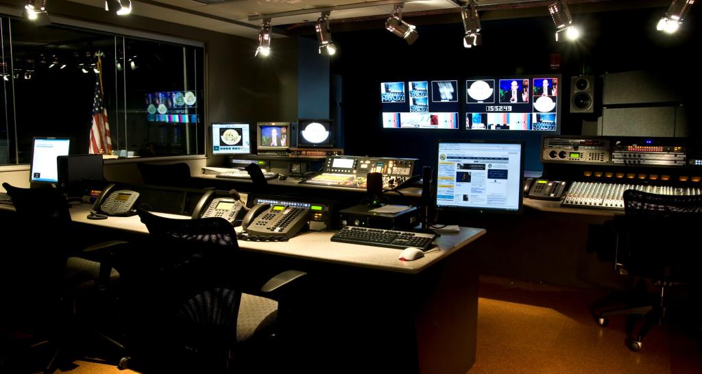 Photo of Broadcast Operations Center control room