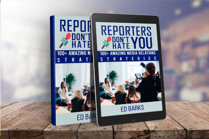 Cover of Ed Barks' book 'Reporters Don't Hate You'