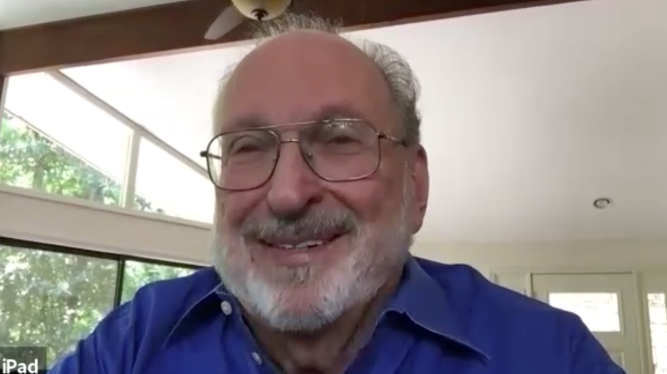 Photo of long-time nighttime radio host Jim Bohannon