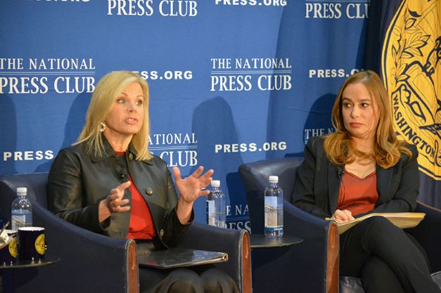Photo of Gretchen Carlson and Julie Roginsky