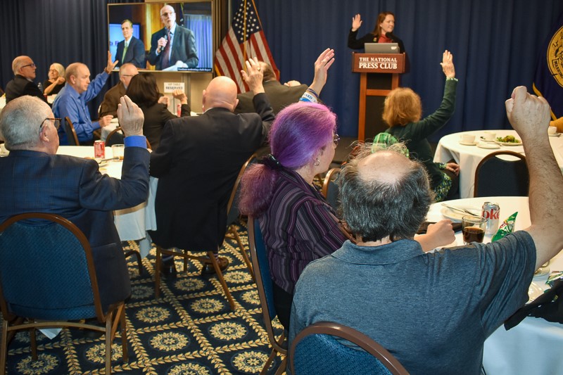 Photo of audience at the Oct. 20 General Membership Meeting.