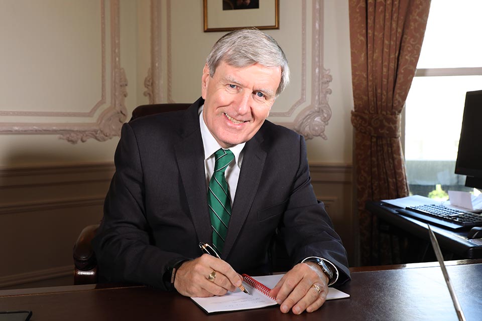 Photo of Irish Ambassador Daniel Mulhail