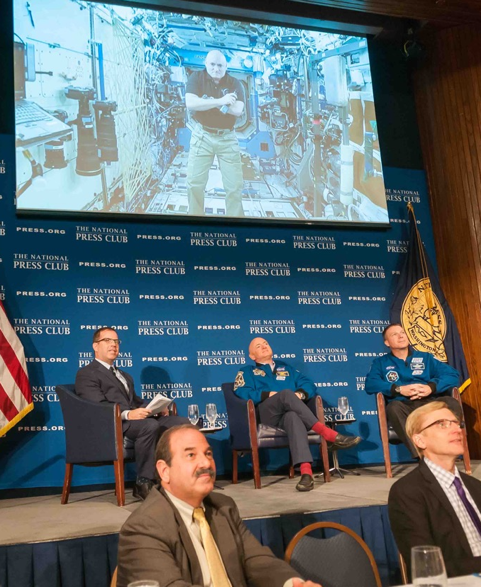 Photo of astronaut Mark Kelly at Club