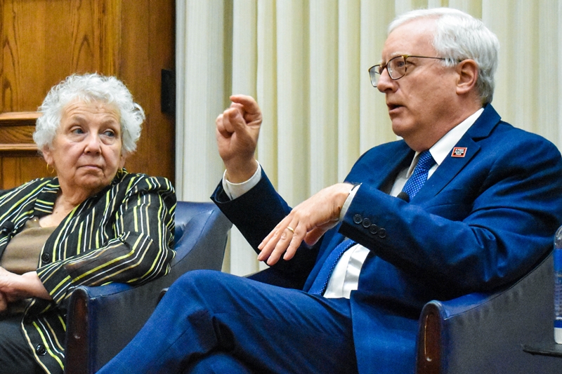 Photo of Bill McCarren and Mary Rezaian.