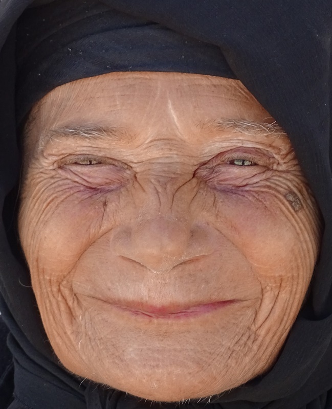 Woman at a Jerusalem mosque