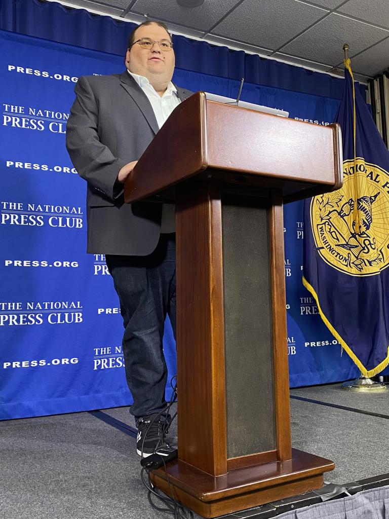 Photo of National Press Club President Mike Balsamo