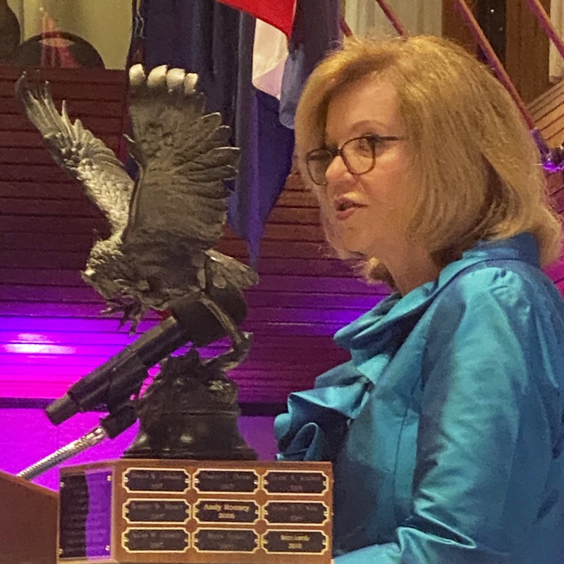 Photo of Susan Page at Silver Owls Hoot