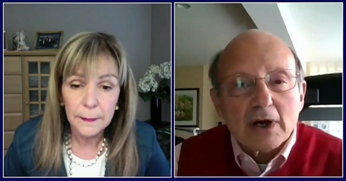 Photo of Debra Silimeo and Bill Novelli