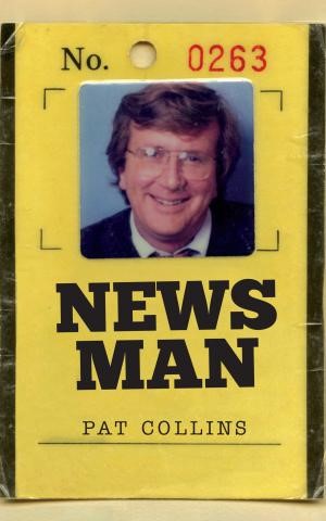 Cover of Pat Collins' book 'Newsman.'