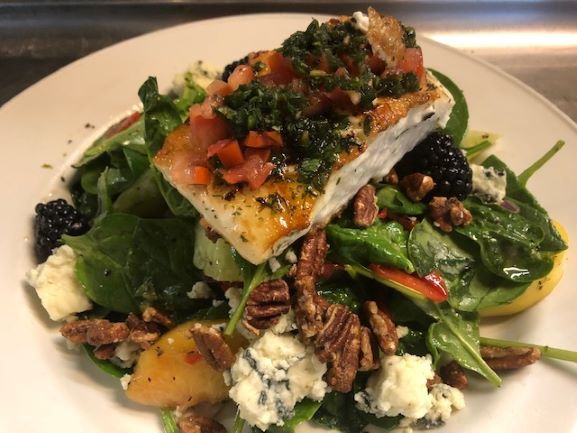 Photo of Halibut salad.