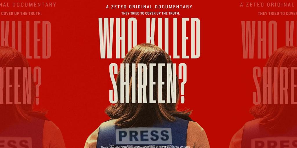 Poster for documentary about Shireen Abu Akleh