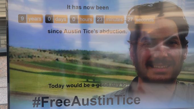 Austin Tice Freedom Clock