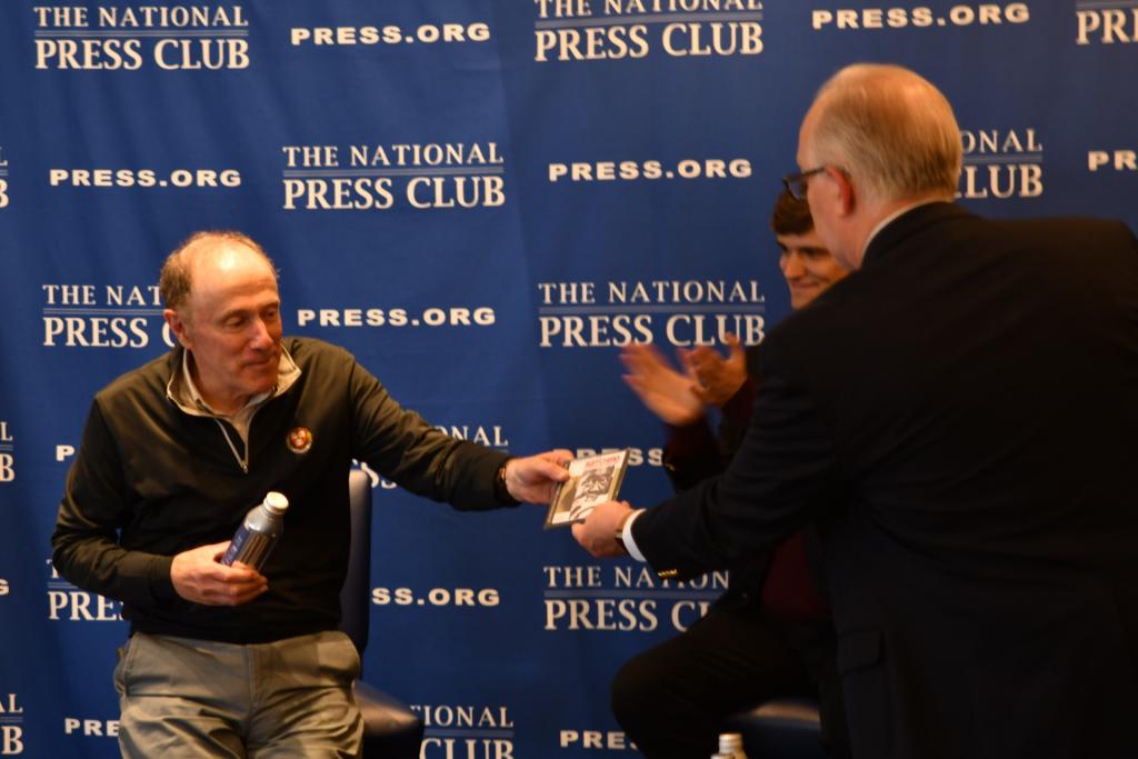 Photo of Larry Tye and Cary O'Reilly