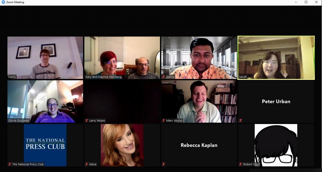 Virtual Pub Quiz Zoom screenshot.