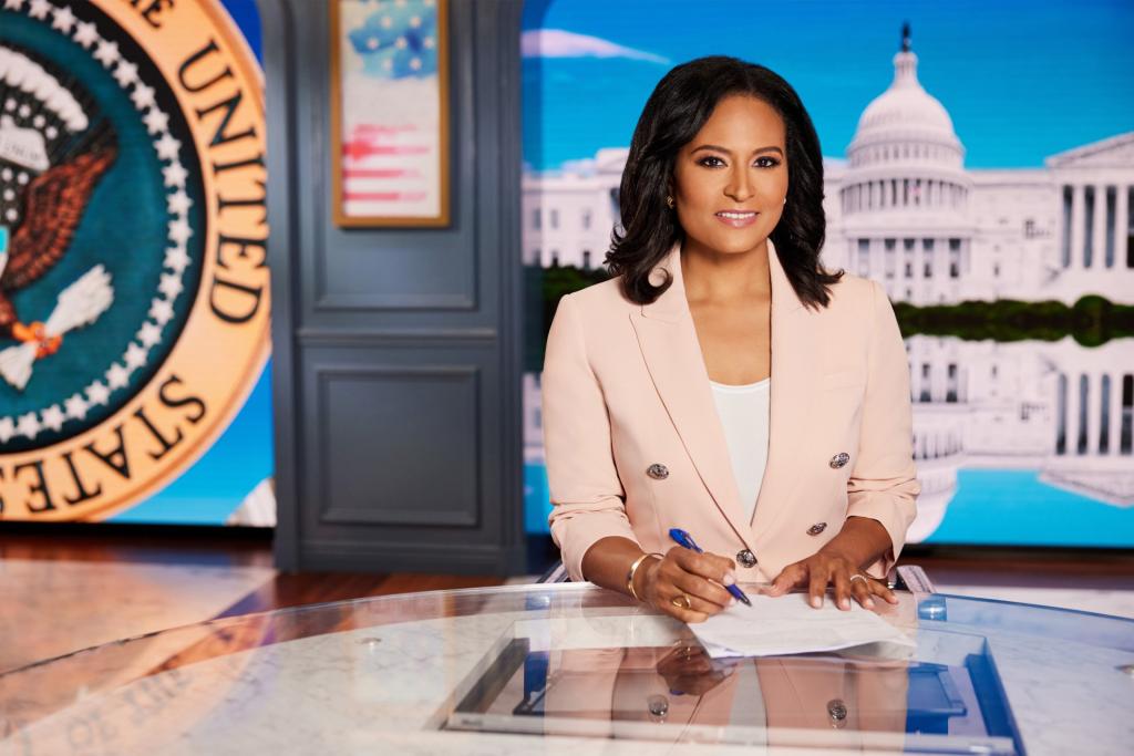 Photo of NBC News Meet the Press host Kristen Welker