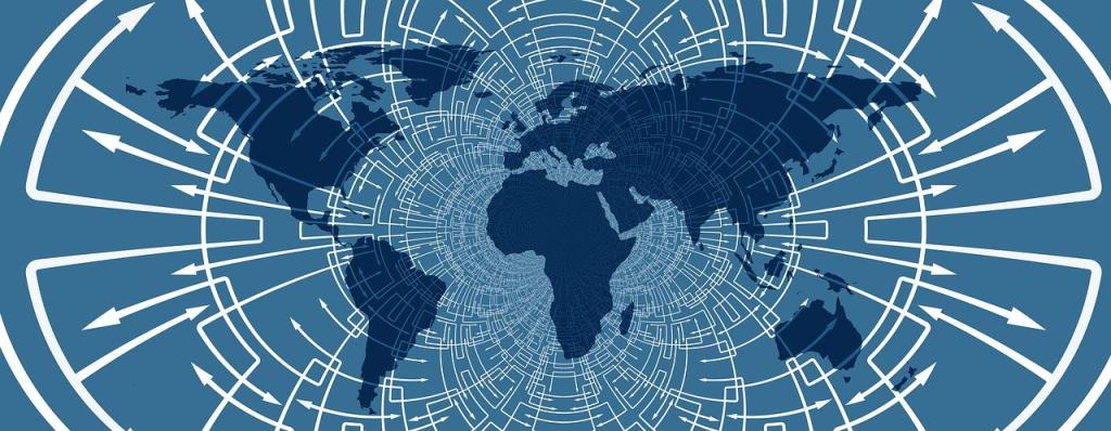 Image of a world map